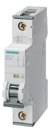 NM: 12222879 - DISJUNTOR DIN MONOPOLAR C 4A 220V/380V 25KA IEC – SIEMENS