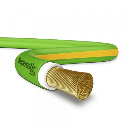 CABO FLEXIVEL 2,5MM VERDE/AMARELO SUPERASTIC 750V 100M - PRYSMIAN