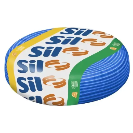 CABO FLEXIVEL 6,00MM AZUL 750V 100 METROS - SIL