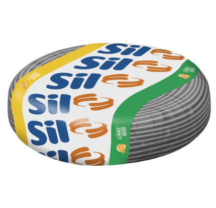 CABO FLEXIVEL 1,0MM CINZA 750V 100 METROS - SIL