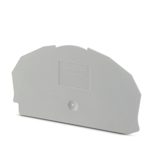 Tampa de extremidade Phoenix Contact D-PTVME 6/S - PACOTE COM 50 UNIDADES